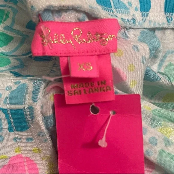 Lilly Pulitzer Katia Shorts Caribbean Citrus Women's Shorts XS NWT - Picture 11 of 15